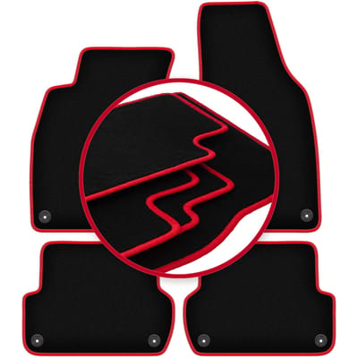 CARLUX-RED automatten voor: Seat Exeo sedan, stationwagen (2008-2015)