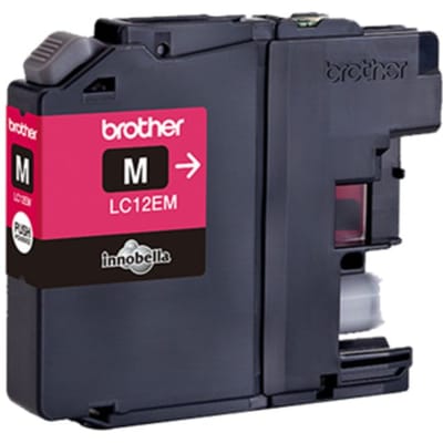 Brother LC-12EM inktcartridge magenta (origineel)