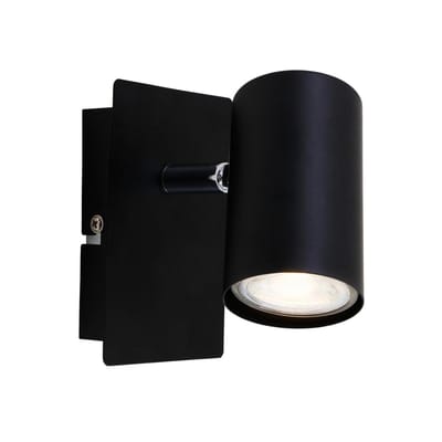 Briloner Leuchten RUN - wandlamp - plafond spot - 1 lichts - GU10 - max. 40 Watt - zwart