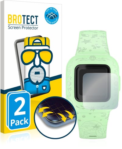 BROTECT - Screenprotector voor Garmin Vivofit jr. 3 - Folie Beschermfolie matte volledig dekking 2 Stuks
