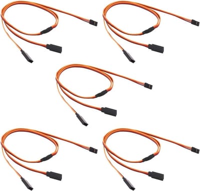 5 Stuks 60cm Servo Y Kabel Verlengsnoer voor RC Auto Vliegtuig Ontvanger