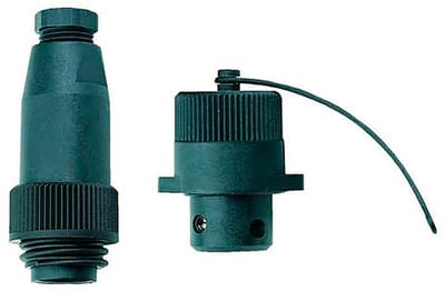 Hella Marine 2-polige Elektrische Connector Zilver