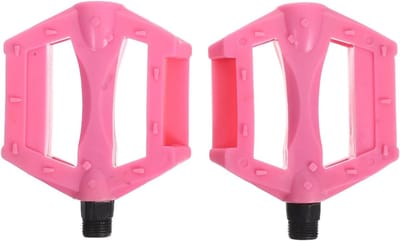 Fietspedalen Paar - Fietsaccessoires - Veilig Fietsen - Antislip Groeven - 10.5 cm - Roze