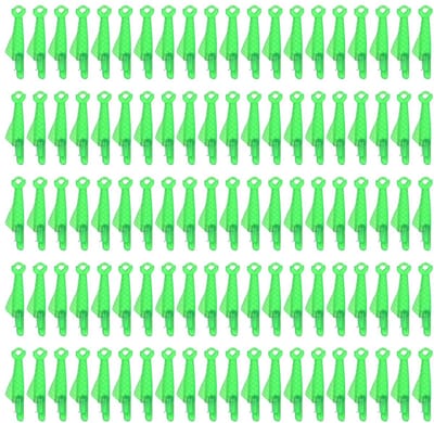 Dailygoods- Draadsnijders 100 Stuks - Creatieve Styling Threaders - Kunststof Naaigerief - Duurzaam ABS - 3 cm Lang - Groene Kleur - Naaigerei
