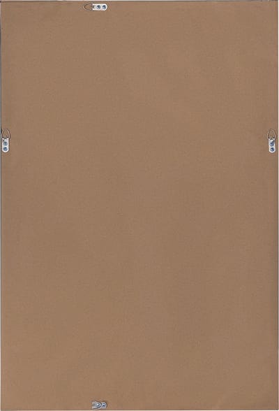CHATAIN - Wandspiegel - Zilver - 61 x 91 cm - Synthetisch materiaal