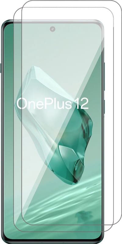 Screenprotector geschikt voor OnePlus 12 - 2x Glas Screen Protector