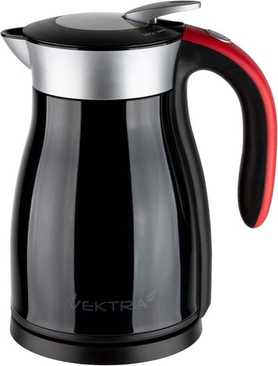 Vacuüm Geïsoleerde Waterkoker met Warmhoudfunctie, 1.5 Liter Roestvrij Staal