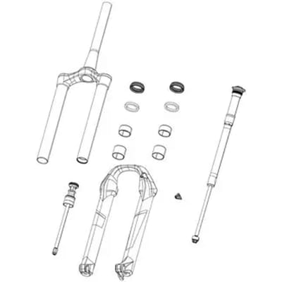 Reserve vorkdeksel Rockshox Rs 29" 15 x 110 Boost - Zeb Ultimate A1 - Zeb Flight Attendant A2 2023
