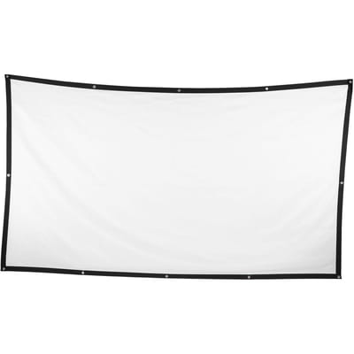 Buitenfilm Scherm 120 Inch Opvouwbaar Kreukvrij 16:9 HD Draagbaar Gordijn voor Home Theater