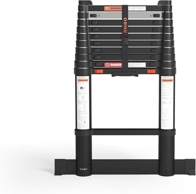 Telescopische Ladder - Telescoopladder Inklapbaar - Klus op Hoogte - Soft Closing Systeem - 3.20 meter - Zwart
