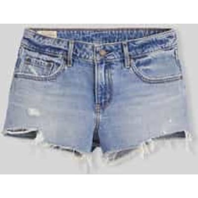 Korte jeans van puur katoen