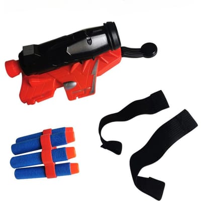 Zachte Kogels Lanceerder Spray Pols Met Handschoenen Afschieten Zachte Bom Speelgoedpistool Buitenspellen Speelgoed black