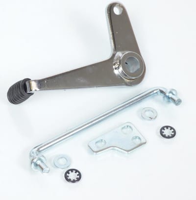 bromfiets startpedaal mbk 51 chroom rechte stang