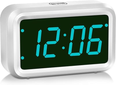 Draadloze Digitale Wekker voor Nachtkastje met Instelbare LED Helderheid