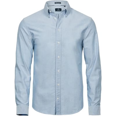 Tee Jays - MenÂ´s Perfect Oxford Shirt - Light Blue maat S