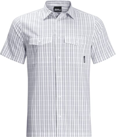 Jack Wolfskin THOMPSON SHIRT MEN Heren Outdoorshirt - white rush - Maat S
