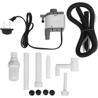 Waterpomp Dompelpomp Drievoudig Stil Waterpomp Olievliesfilter Beluchtingscyclus voor Aquaria en Vissen white