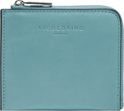 LIEBESKIND BERLIN Leren Portemonnee Paris 4 Lamb SF Verna Nino Purse Wallet Petrol Blue