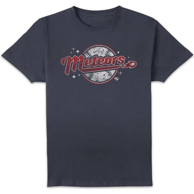 DC Comics Superman Metropolis Meteors Distressed Unisex T-Shirt - Navy - S