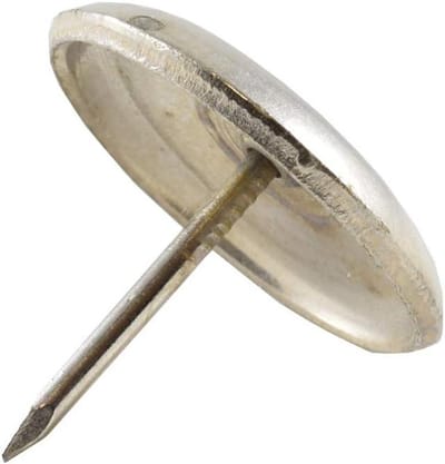 Metalen Glijders - Meubelvoetjes Nagel - Meubels Verplaatsen - Verzinkt Staal - 30 mm Diameter - Zilver
