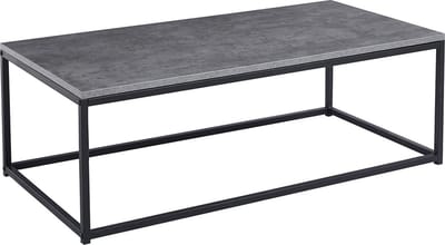 Salontafel Lina Grijs - MDF - Rechthoek - 120x60cm - Hoogte 40 cm