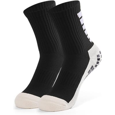 Chaussettes de football antidérapantes pour hommes, chaussettes de sport à tube haut