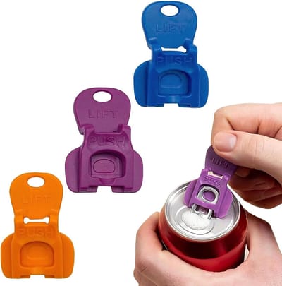 3 stuks drankblikopeners, om te openen voor blikjes, blikopener van kunststof voor cola, bier, dranken, limonade, drankdeksel, eenvoudige handmatige blikopener