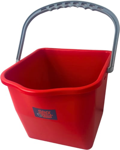 Synx Tools - Emmer - voor mop en werkwagen - rood - 15 liter -schoonmaak