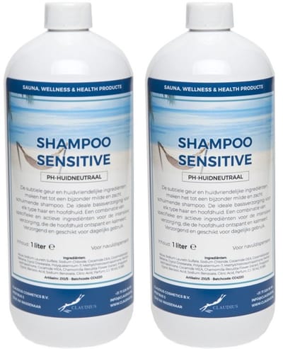 Shampoo Sensitive Care - 1 liter - 2 Stuks - Voordeelverpakking - Haarverzorging
