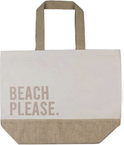 BolleToet strandtas - Beach please - linnen