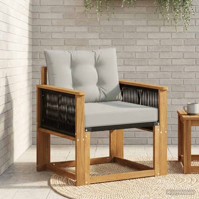 vidaXL - Buiten - Midden - Sofa - Massief - Acacia - Hout - Naturel