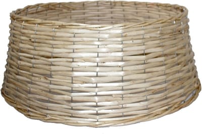 Gerim Kerstboomrok/kerstboommand - naturel - gevlochten - D48 cm en H21 cm - kerstboom van 210 cm