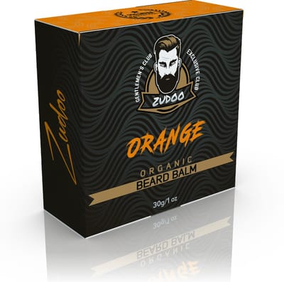 Zudoo's Baard Balsem - Orange - Voor Alle Baarden en Huidtypes - Duurzaam