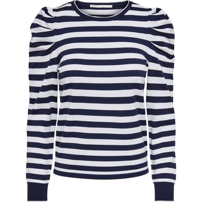 ONLY ONLKELCINA L/S STRIPE PULLOVER CC KNT Dames Trui - Maat M
