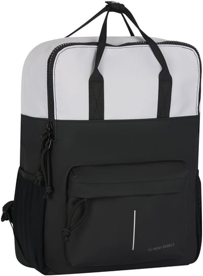 New Rebels Backham Springfield Zwart 16L Reflecterende Rugzak Waterafstotend Laptop 14