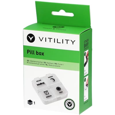 VITILITY Medicijncassette - Pillendoosje - Pillendoos - medicijndoos