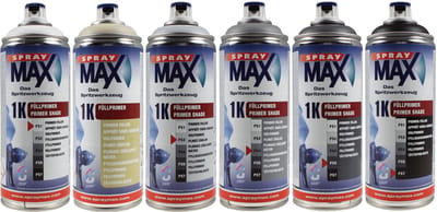 1K Vulprimer in Spuitbus SPRAYMAX - Wit