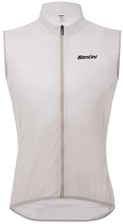 Santini Nebula Pockets Gilet Wit XL Man