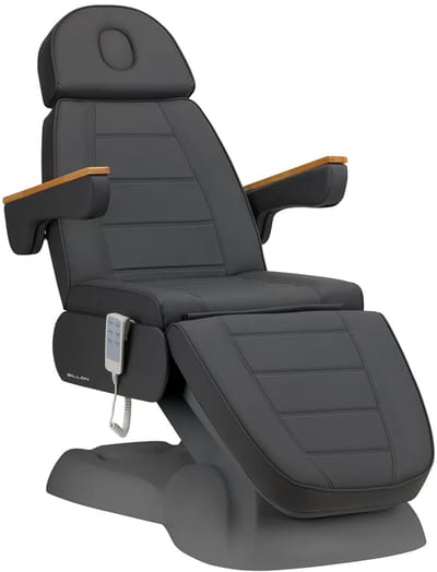 Behandelstoel Elektrisch Lux (3 motoren) Donker Grijs/Grijs