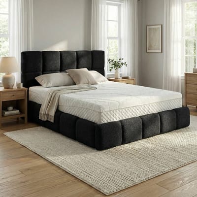 Mörgenn Bed Calma - Luxe Bedframe met Opbergruimte - Black (Anthology 19) - 160x200 cm - Zonder Matras