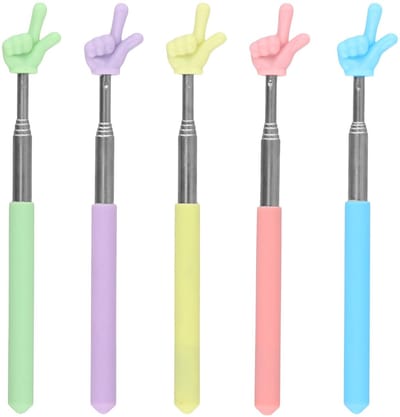 Dailygoody - Extendable Pointing Bar - Multi-Function - 68 cm - Leerhulpmiddel - Kinderen en Docenten - Vijf Kleuren