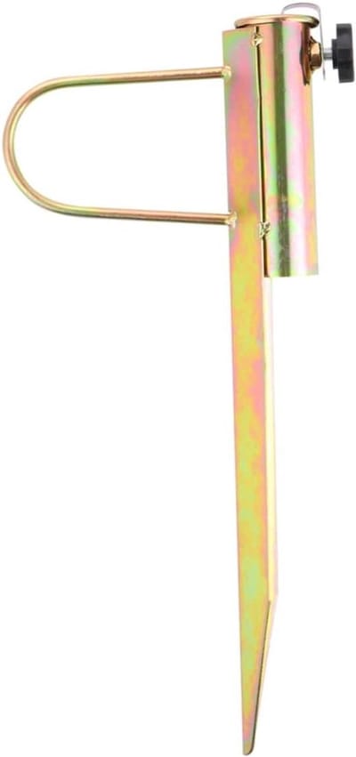 Paraplustandaard Grond - Parasolhouder Strand - Strand Zeker Stellen - Verstelbare Diameter - 41 x 20 cm - Goud