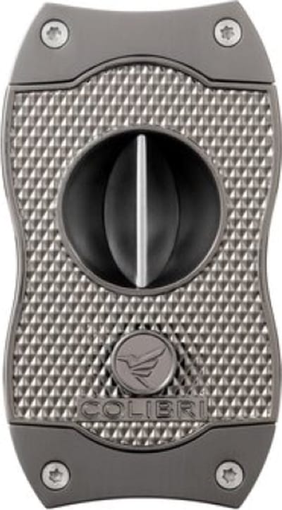 Colibri sigarenknipper diamant V-cut gunmetal