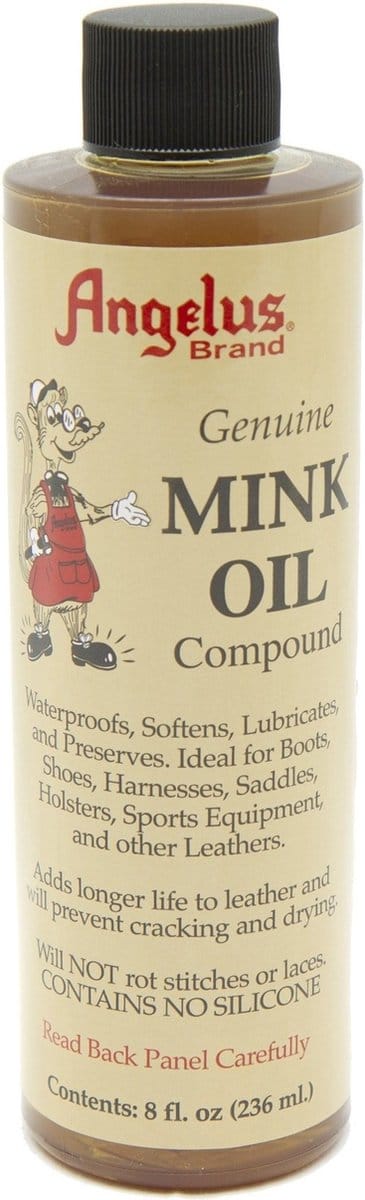 Angelus Mink Oil, Conditioner  voor Leer, Suede, Nubuck, Vinly, Plastic 236ml