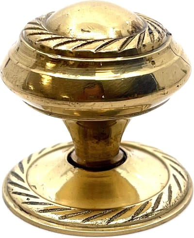 AVENUE decoration meubelgreep - model "Casque" - Ø 32 mm - messing vintage look