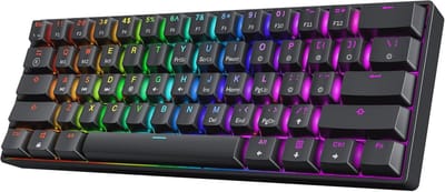 Compact 60% Mechanisch Gaming Toetsenbord met RGB Verlichting voor PC en Mac