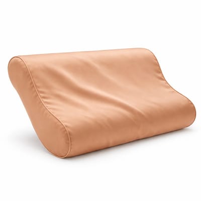 Zijden Kussensloop ergonomisch Golden Sand - 22MM - Silk Heaven - 30x50cm