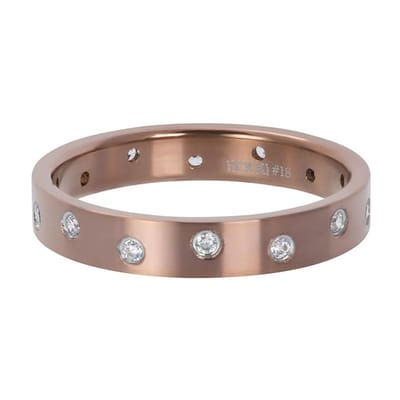 iXXXi Vulring Zirconia 14 Stones Crystal Matt Bruin | Maat 17