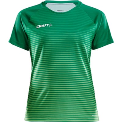 Craft Pro Control Stripe Shirt Korte Mouw Dames - Groen | Maat: M