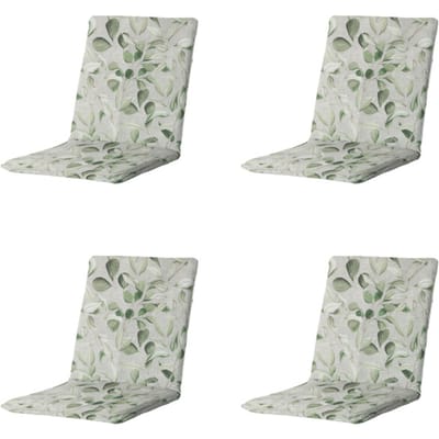 Madison - Stapelstoelkussen Diez - Ca. 97x49 cm - Set van 4